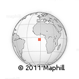 Outline Map of the Area around 4° 32' 58" S, 2° 28' 30" W, rectangular outline