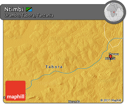 Physical 3D Map of Ntimbi
