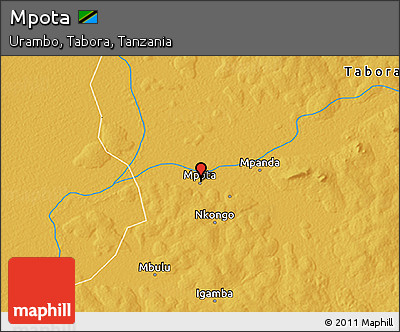 Physical 3D Map of Mpota
