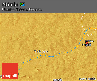 Physical 3D Map of Ntimbi