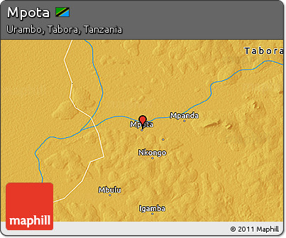 Physical 3D Map of Mpota