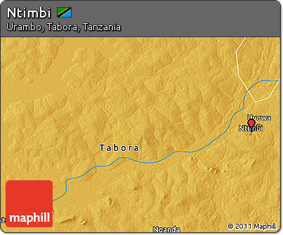 Physical 3D Map of Ntimbi