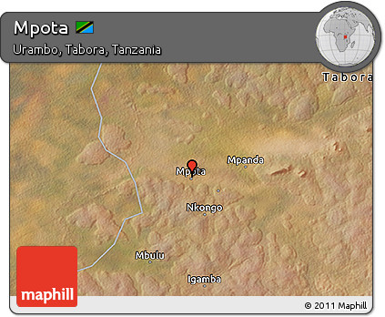 Satellite 3D Map of Mpota