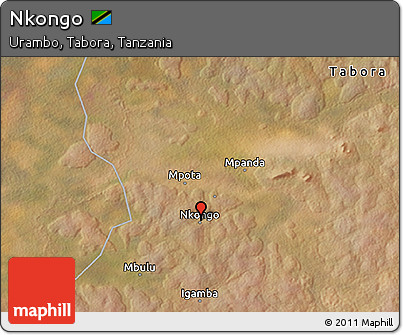 Satellite 3D Map of Nkongo