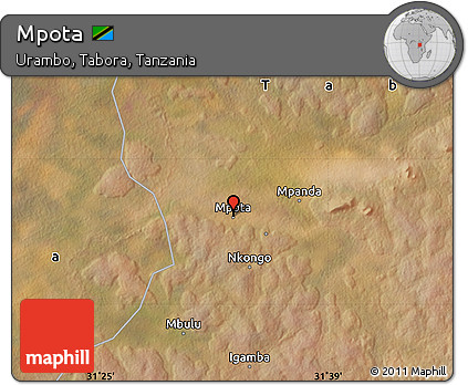Satellite Map of Mpota