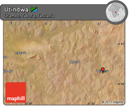 Satellite Map of Utindwa