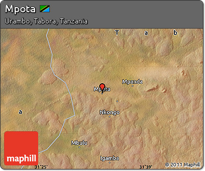 Satellite Map of Mpota