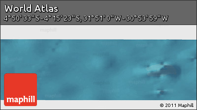 Satellite Panoramic Map of the Area around 4° 32' 58" S, 31° 22' 30" W