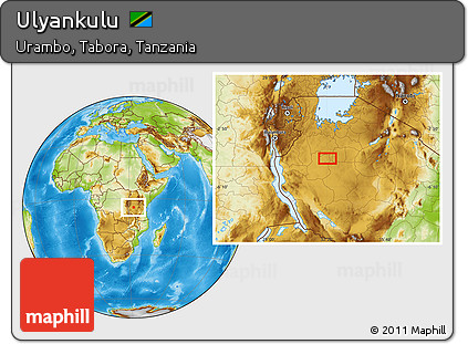 Physical Location Map of Ulyankulu