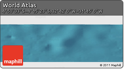 Satellite Panoramic Map of the Area around 4° 32' 58" S, 32° 13' 30" W