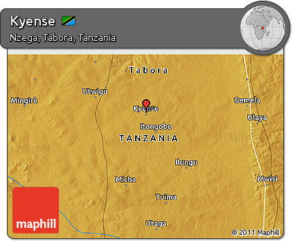 Physical 3D Map of Kyense