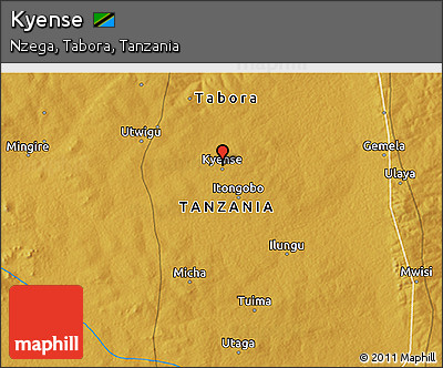 Physical 3D Map of Kyense