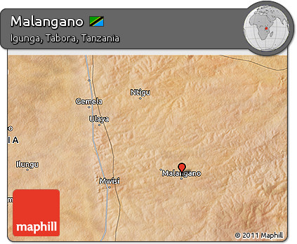 Satellite 3D Map of Malangano