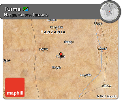 Satellite 3D Map of Tuima