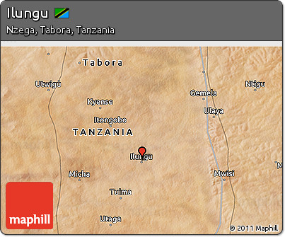Satellite 3D Map of Ilungu