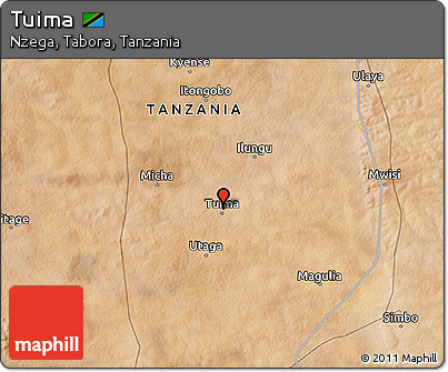 Satellite 3D Map of Tuima