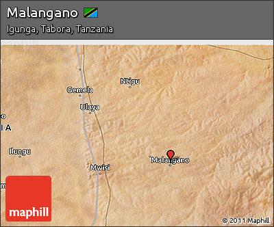 Satellite 3D Map of Malangano