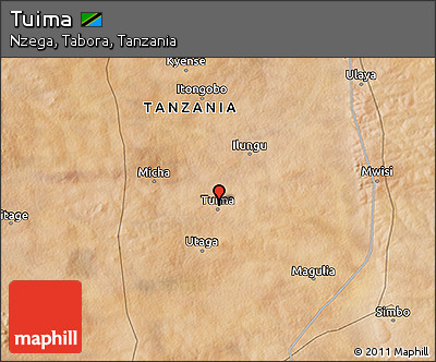 Satellite 3D Map of Tuima