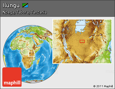 Physical Location Map of Ilungu