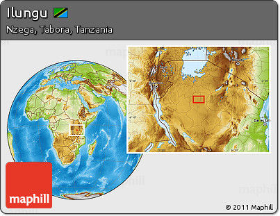 Physical Location Map of Ilungu