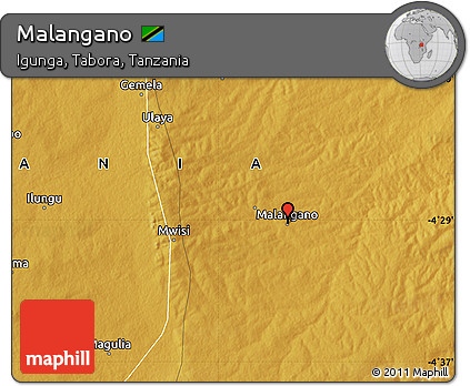 Physical Map of Malangano