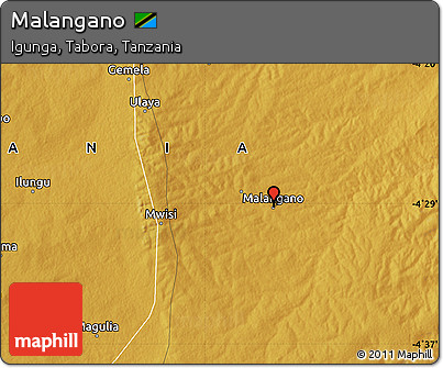 Physical Map of Malangano