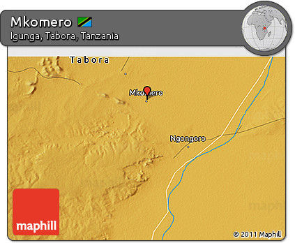 Physical 3D Map of Mkomero