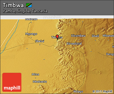 Physical 3D Map of Timbwa