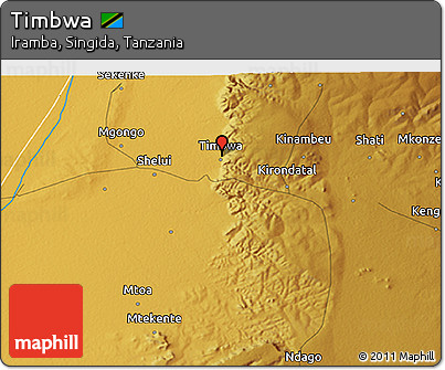 Physical 3D Map of Timbwa