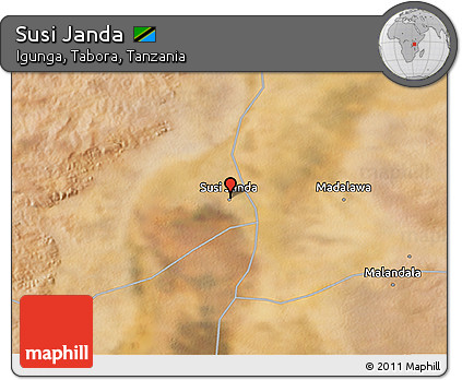 Satellite 3D Map of Susi Janda