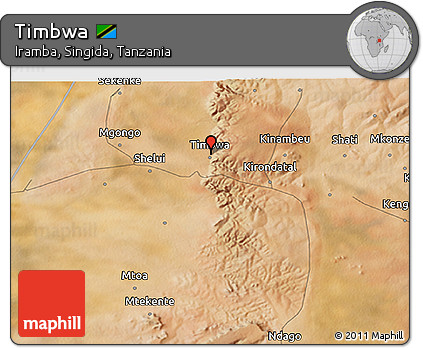 Satellite 3D Map of Timbwa