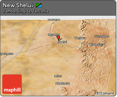 Satellite 3D Map of New Shelui