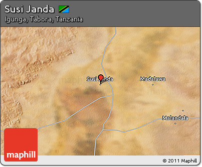 Satellite 3D Map of Susi Janda