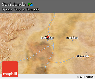 Satellite 3D Map of Susi Janda