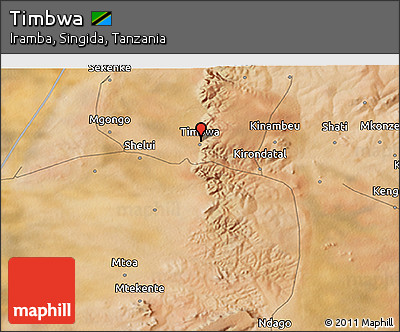 Satellite 3D Map of Timbwa