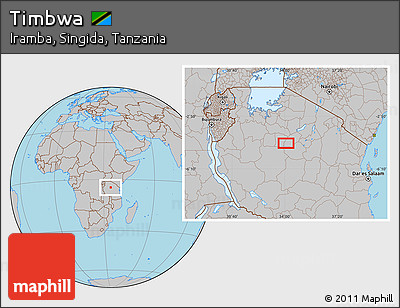 Gray Location Map of Timbwa