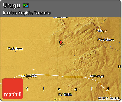 Physical Map of Urugu