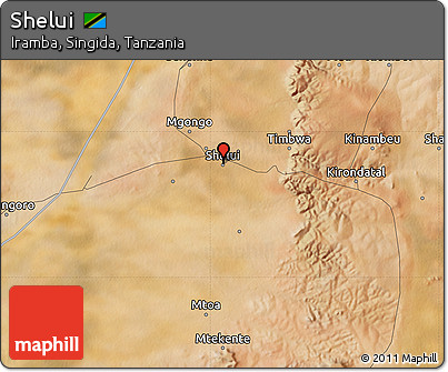 Satellite Map of Shelui