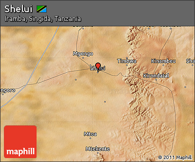 Satellite Map of Shelui