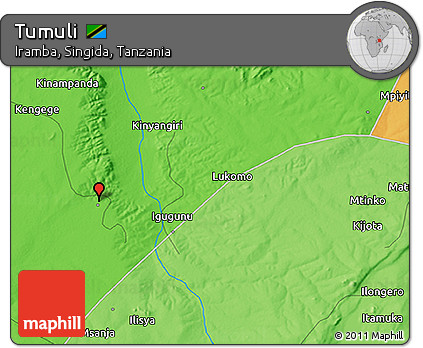 Political 3D Map of Tumuli