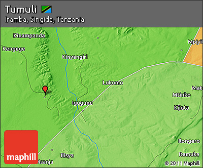 Political 3D Map of Tumuli
