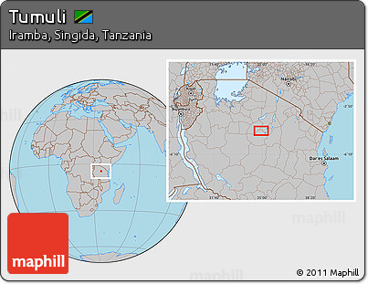 Gray Location Map of Tumuli