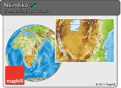 Physical Location Map of Nkindiko