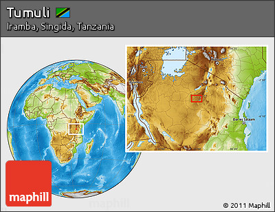 Physical Location Map of Tumuli