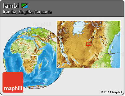 Physical Location Map of Iambi