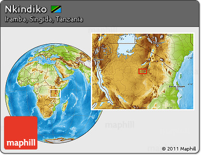 Physical Location Map of Nkindiko