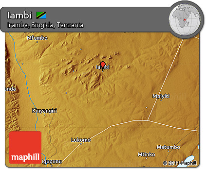 Physical Map of Iambi