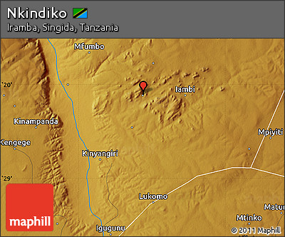 Physical Map of Nkindiko