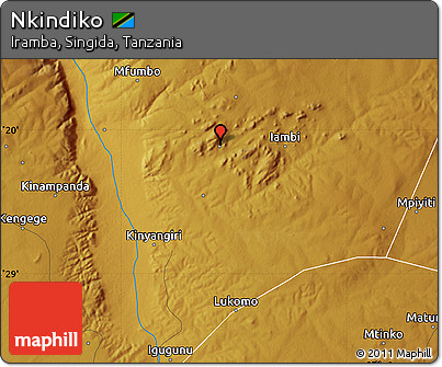 Physical Map of Nkindiko