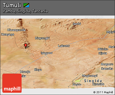 Satellite Panoramic Map of Tumuli